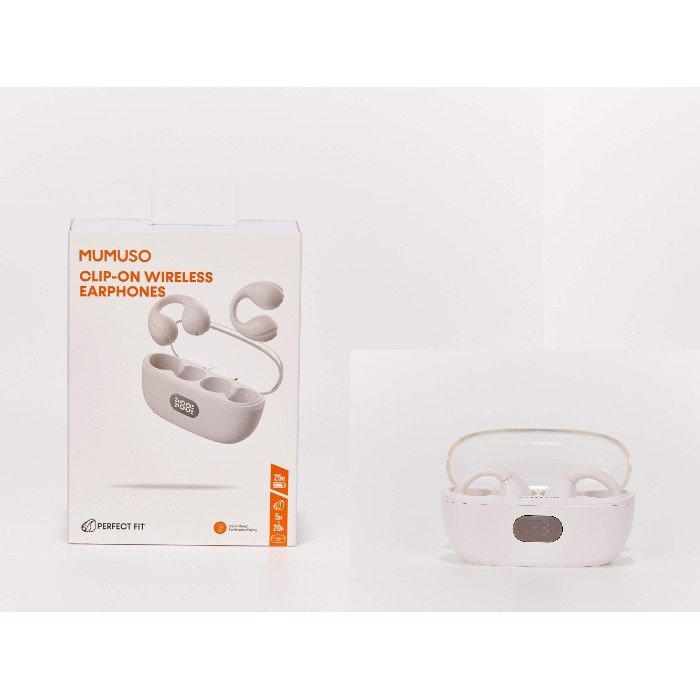 electronics/headphones-ear-pods/mumuso-clip-on-wireless-earphones-white