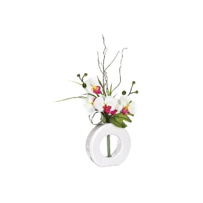 home-decor/vases/atmosphera-white-ceramic-vase-with-orchid-h44cm