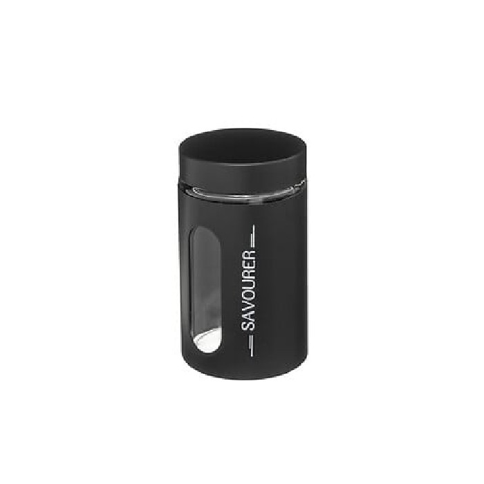 kitchenware/food-storage/5five-glass-jar-with-stainless-steel-lid-09l-black-ublo