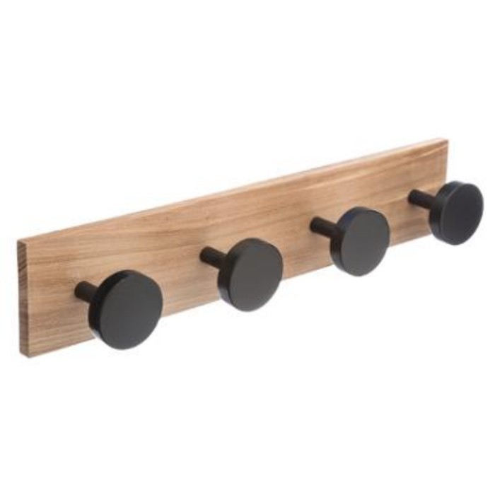 household-goods/garment-racks-wall-hooks/5five-wood-hooks-set-of-4-black