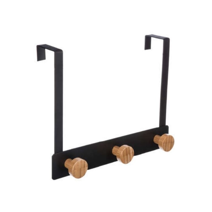 bathrooms/bathroom-accessories/5five-set-of-3-metal-bamboo-hooks-black