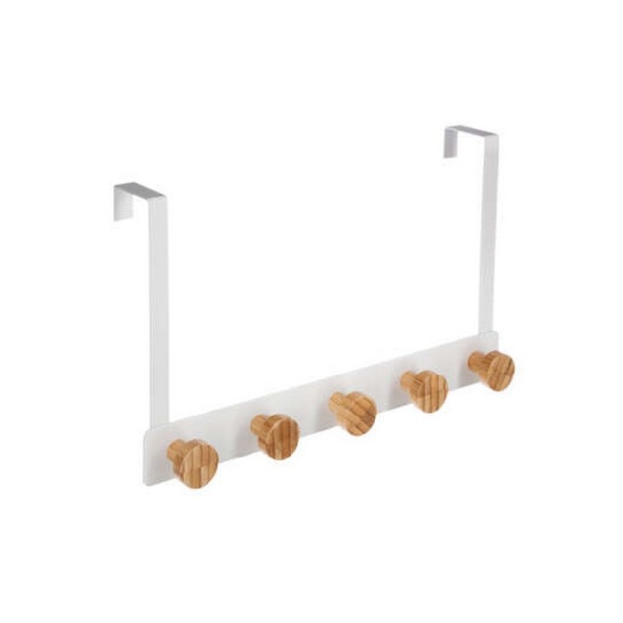 household-goods/garment-racks-wall-hooks/5five-5-door-bamboo-hook-white