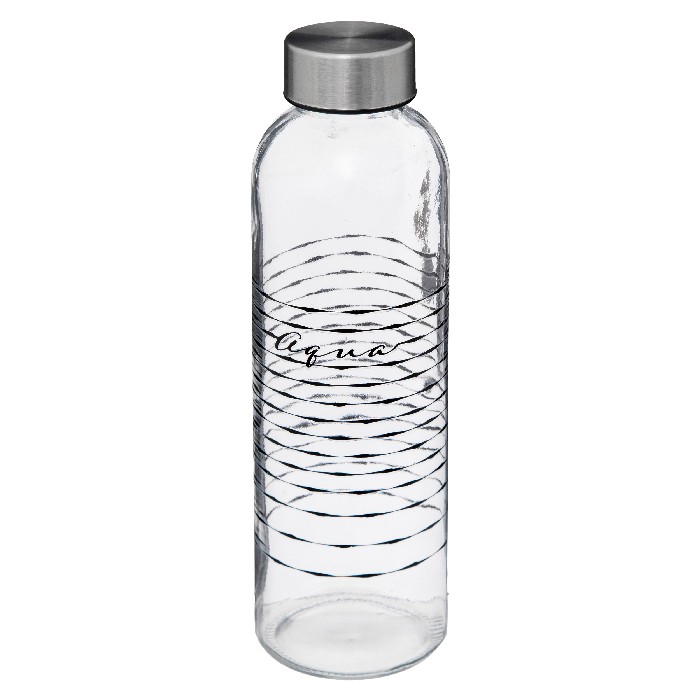 tableware/carafes-jugs-bottles/5five-bottle-glass-with-stainless-steel-05l-aqua