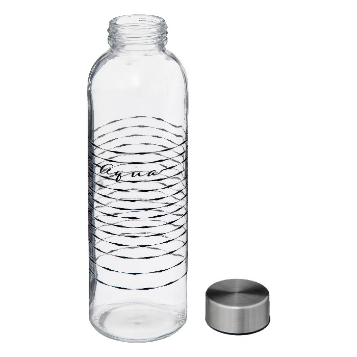 tableware/carafes-jugs-bottles/5five-bottle-glass-with-stainless-steel-05l-aqua