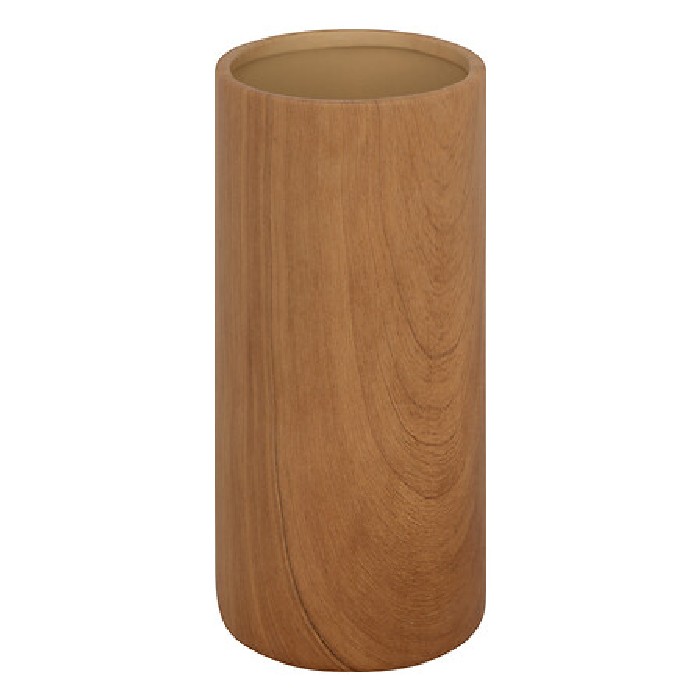 home-decor/vases/atmosphera-cylinder-ceramic-vase-wood-sao-h20cm