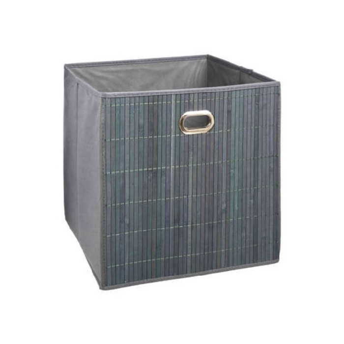 bathrooms/bathroom-storage-shelving/bamboo-foldable-grey-basket-31cm