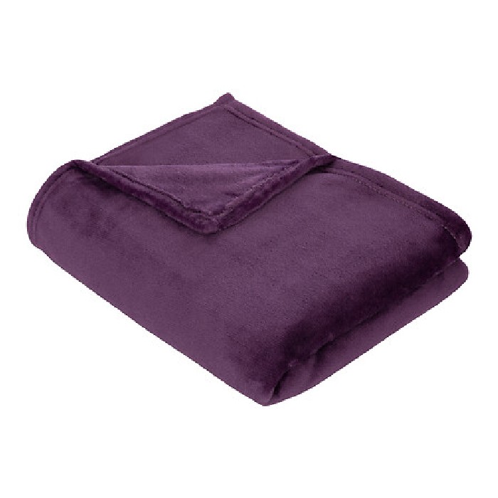 home-textiles/blankets-throws/atmosphera-throw-flannel-purple-130cm-x-180cm