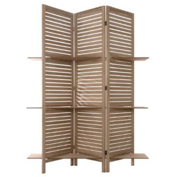 home-decor/loose-furniture/atmosphera-tiam-brown-3-shelf-folding-screen