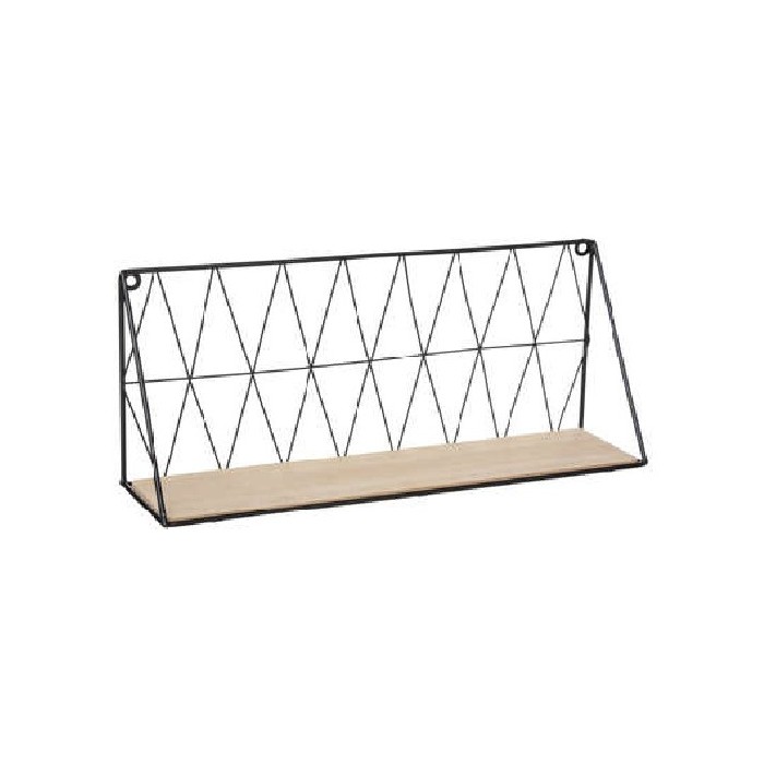 home-decor/wall-decor/atmosphera-anna-black-wire-wall-shelf-length-48cm