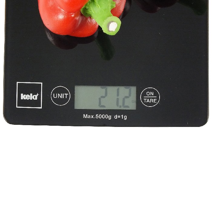 kitchenware/miscellaneous-kitchenware/kela-kitchen-scale-pinta-black-glass-plate