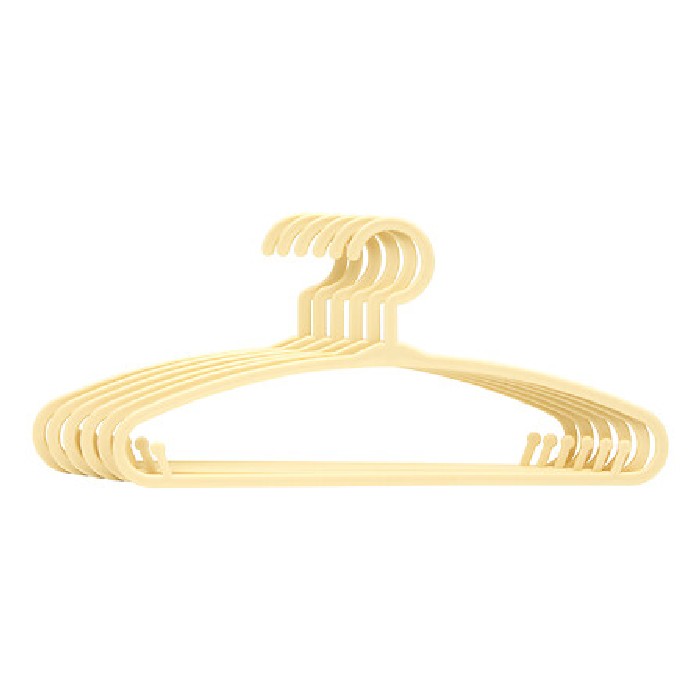 household-goods/clothes-hangers/atmosphera-plastic-clothes-hangers-yellow-set-of-6