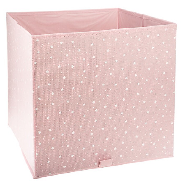 kids-and-stationery/kids-storage-organisation/atmosphera-non-woven-storage-box-pink-star