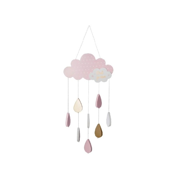 kids-and-stationery/kids-accessories-deco/atmosphera-cloud-wall-hanging-60cm-x-24cm-pink-mdf