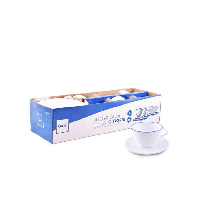 tableware/mugs-cups/set-of-6-glass-coffee-cups-with-saucer-250ml-white-160-0094
