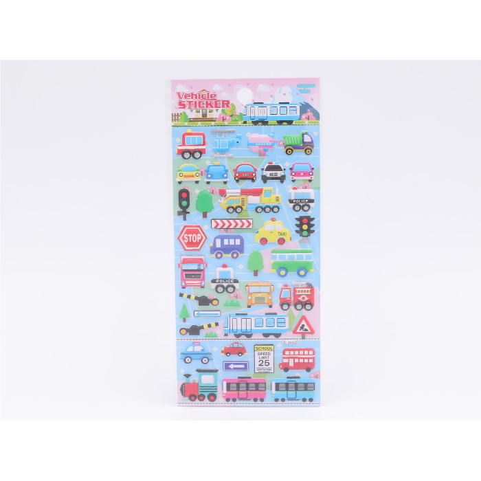 kids-and-stationery/stationery/mumuso-vehicles-foam-stickers