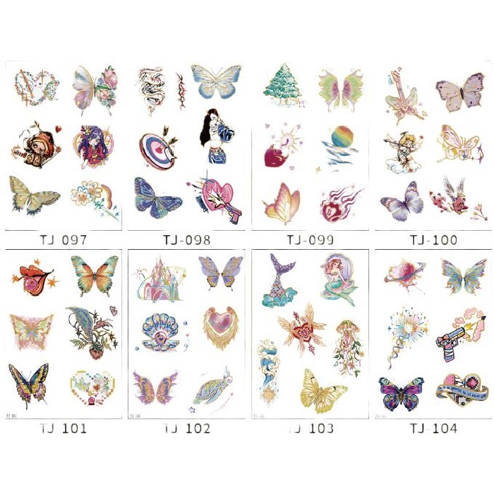 kids-and-stationery/stationery-arts-crafts/mumuso-butterfly-foil-temporary-tattoos