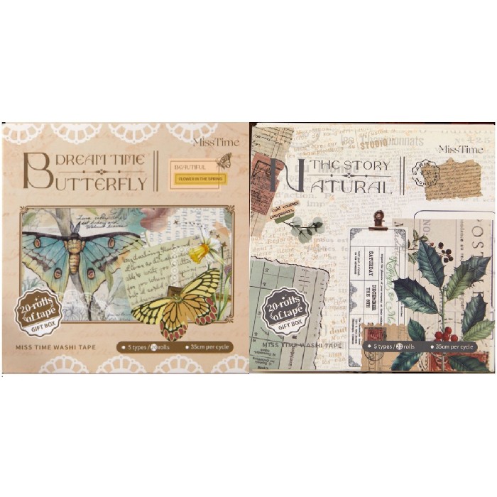 kids-and-stationery/stationery/mumuso-butterfly-dream-washi-tape-set-20-rolls