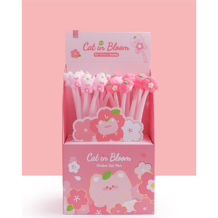 kids-and-stationery/stationery/mumuso-soft-pvc-gel-pen-kitten-cherry-blossom