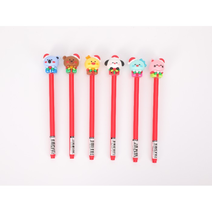 christmas/decorations/mumuso-christmas-gift-gel-pen-cute-animal