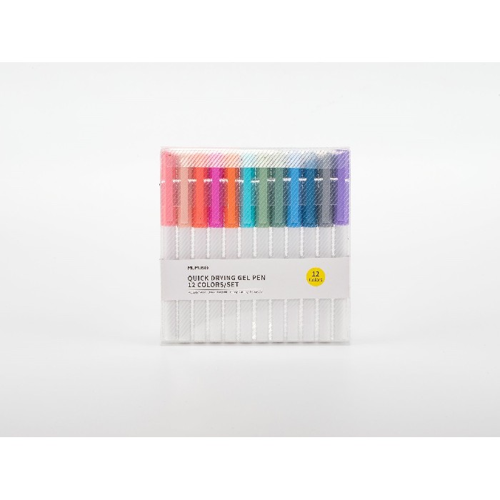 kids-and-stationery/stationery/mumuso-quick-drying-gel-pens-set12-colors