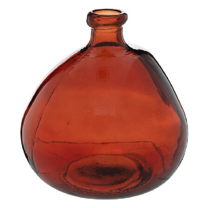home-decor/vases/atmosphera-round-recycled-glass-amber-diameter-21cm
