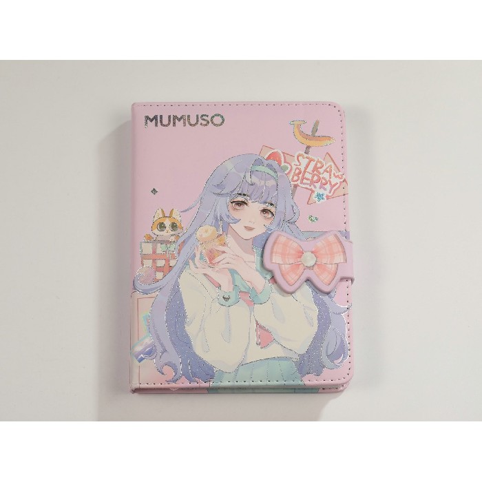 kids-and-stationery/stationery/mumuso-36k-notebook-with-magnetic-clasp-lovely-girlpink