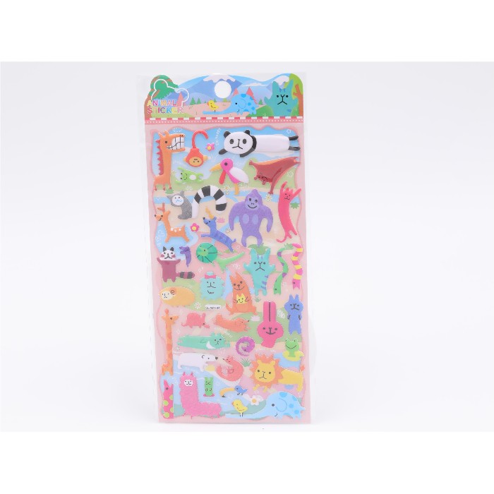 kids-and-stationery/stationery/mumuso-interesting-animals-foam-stickers