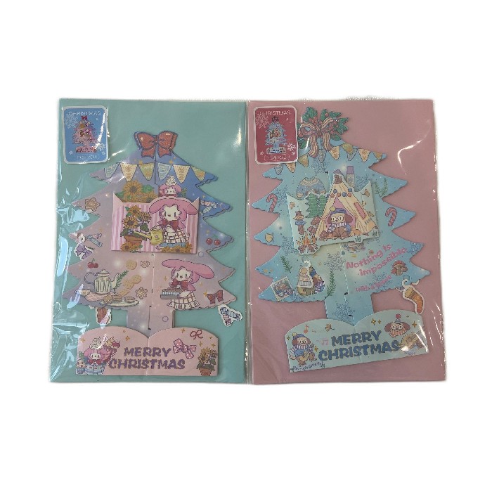 christmas/decorations/mumuso-christmas-3d-christmas-tree-greeting-card