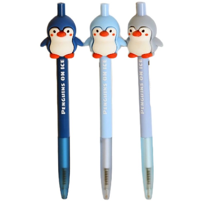 kids-and-stationery/stationery-pencils-pens-markers/mumuso-retractable-ballpoint-pen-penguin-3-assorted