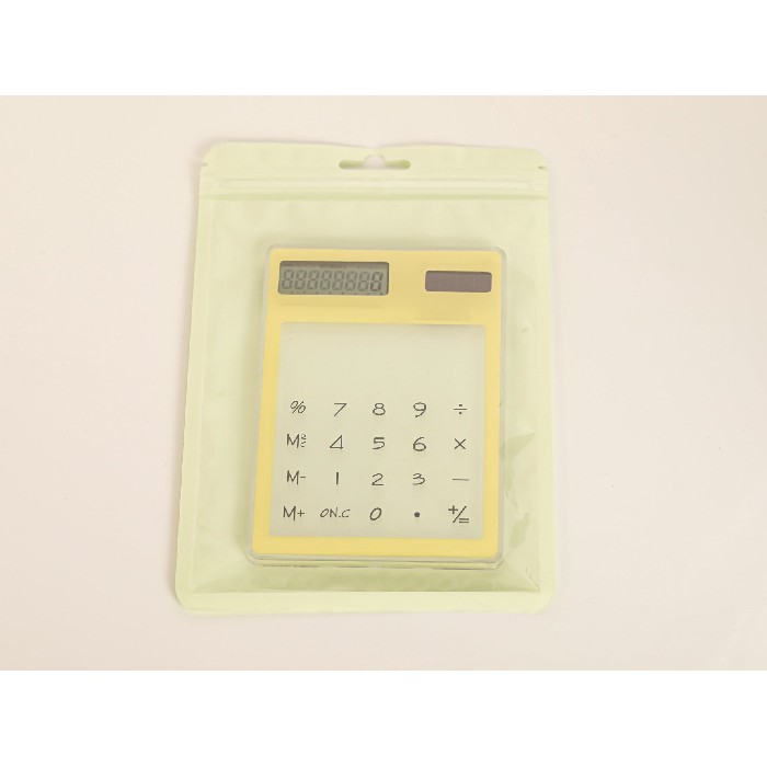 kids-and-stationery/stationery/mumuso-transparent-calculator-yellow