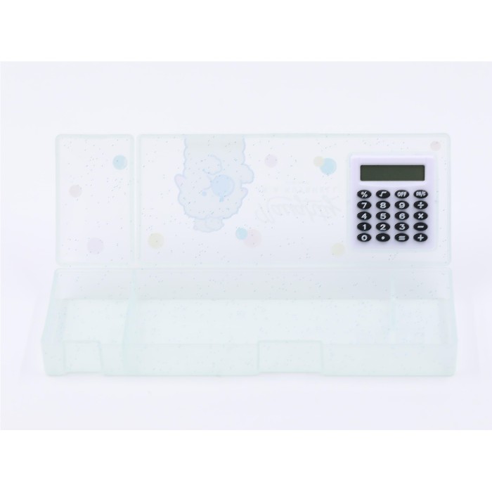 kids-and-stationery/stationery/mumuso-2-compartment-pencil-case-with-calculator-cute-sheep