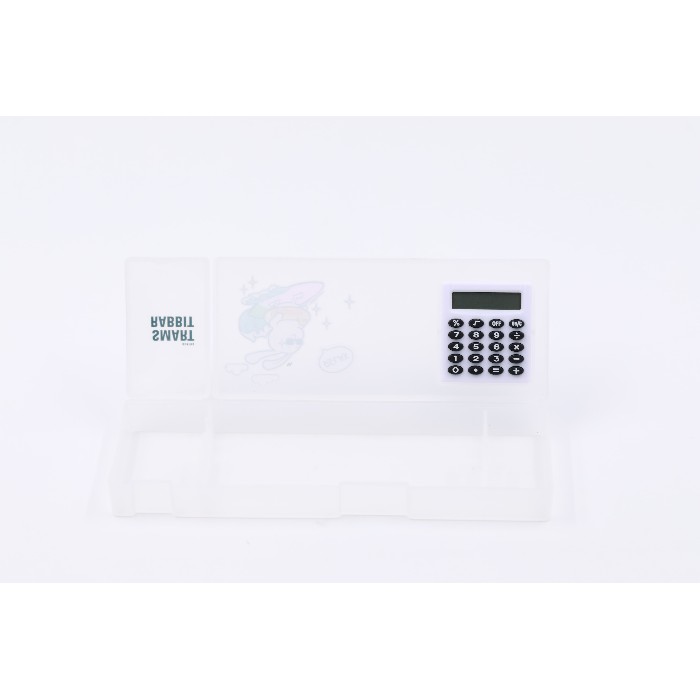 kids-and-stationery/stationery/mumuso-2-compartment-pencil-case-with-calculator-smart-rabbit
