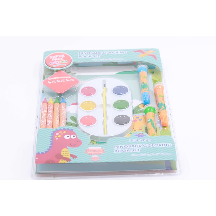 kids-and-stationery/stationery/mumuso-dinosaur-coloring-book-set