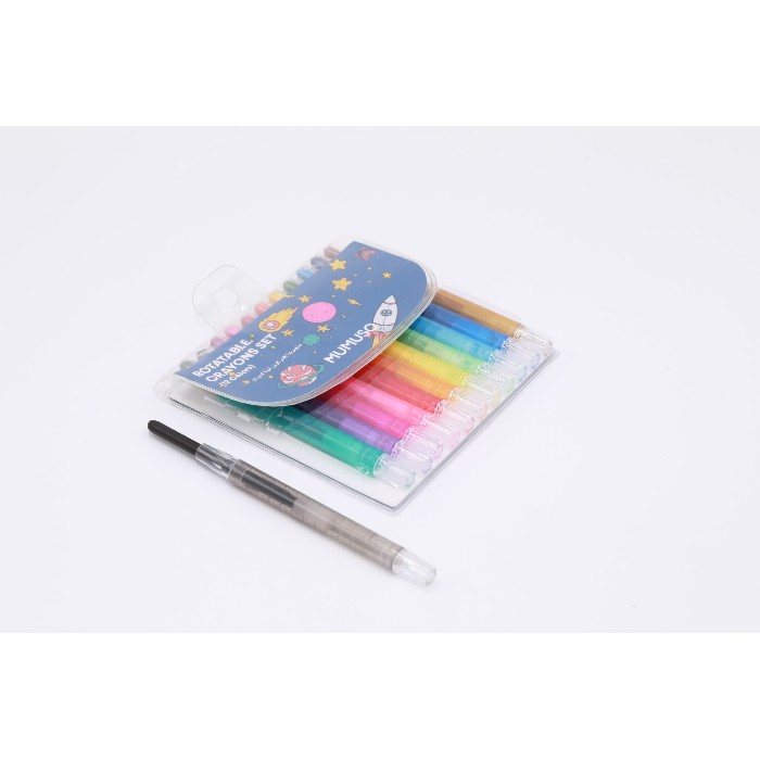 kids-and-stationery/stationery/mumuso-rotatable-crayons-set-12-colors