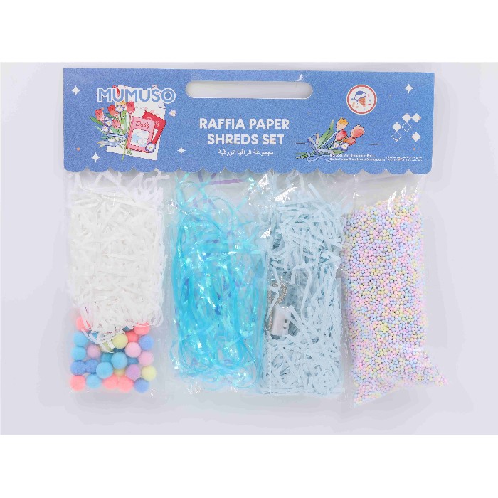 kids-and-stationery/stationery/mumuso-raffia-paper-shreds-set-blue