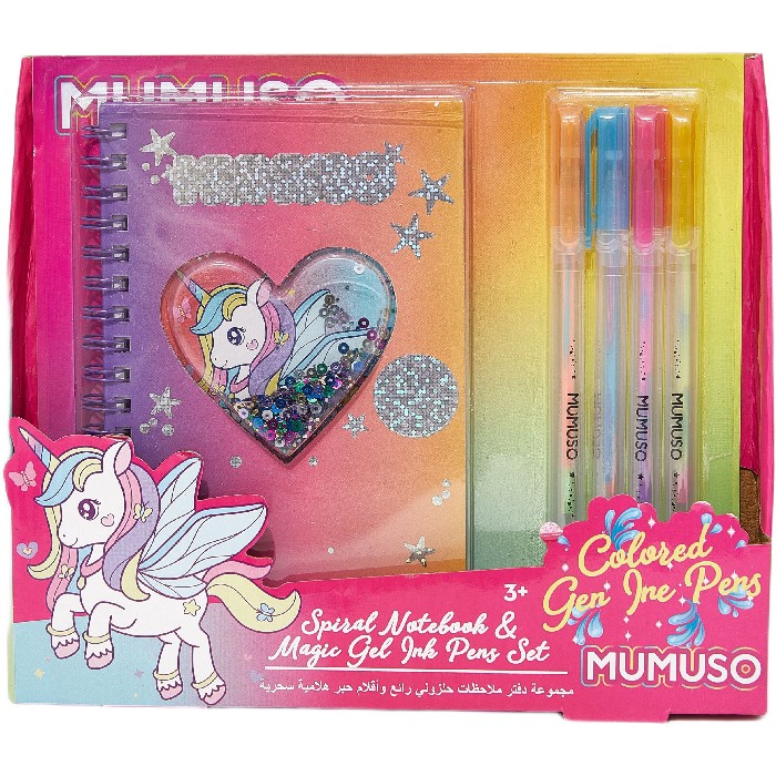 kids-and-stationery/stationery-paper-writing/mumuso-spiral-notebook-and-gel-pen-set