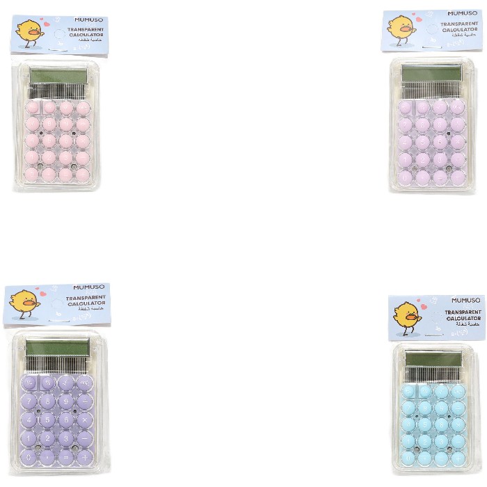 kids-and-stationery/stationery-desk-accessories-office-supplies/mumuso-transparent-calculator-candy-colours-4-assorted