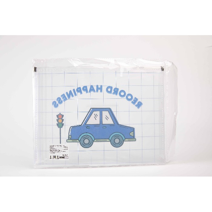 kids-and-stationery/stationery/mumuso-a4-zip-file-bag-cartoon-vehicles