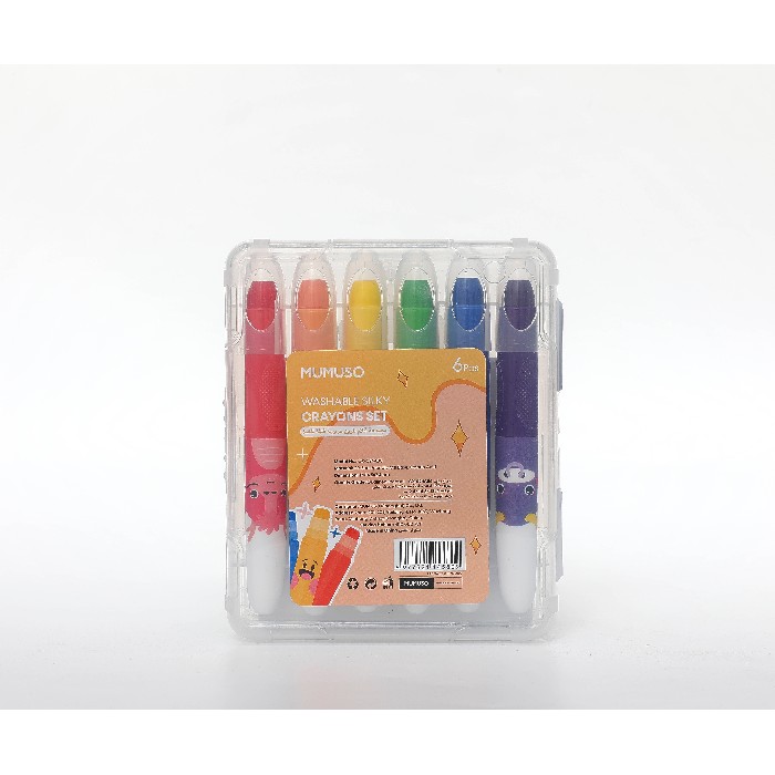 kids-and-stationery/stationery/mumuso-washable-silky-crayons-set-6-pcs