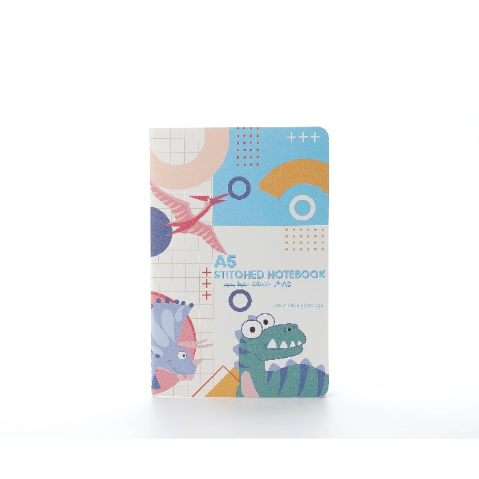 kids-and-stationery/stationery-paper-writing/mumuso-a5-stitched-notebook-dinosaur-paradise-