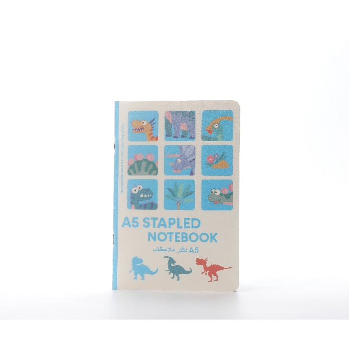 kids-and-stationery/stationery-paper-writing/mumuso-a5-stapled-notebook-dinosaur-paradise