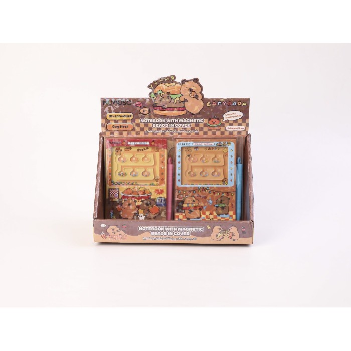 kids-and-stationery/stationery-paper-writing/mumuso-notebook-with-magnetic-beads-in-cover-capybara’s-tiny-world