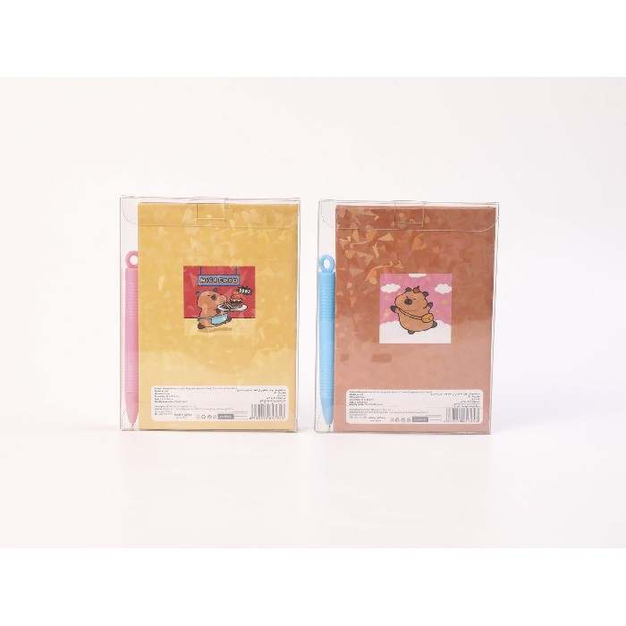kids-and-stationery/stationery-paper-writing/mumuso-notebook-with-magnetic-beads-in-cover-capybara’s-tiny-world