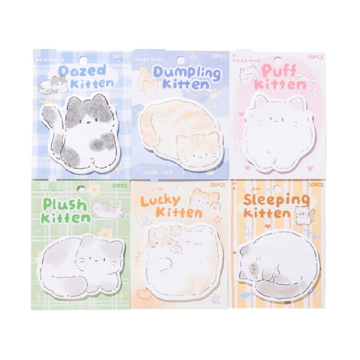 kids-and-stationery/stationery/mumuso-white-kraft-paper-sticky-notes-cute-cat