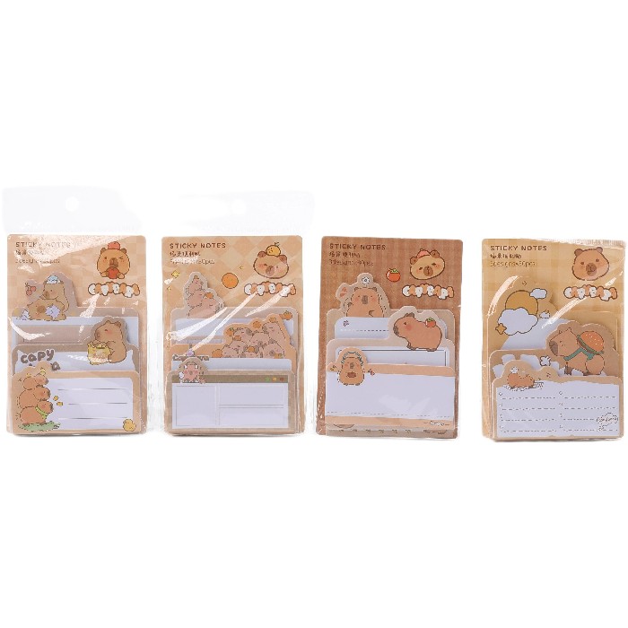 kids-and-stationery/stationery-arts-crafts/mumuso-capybara-sticky-notes-2143-3-assorted