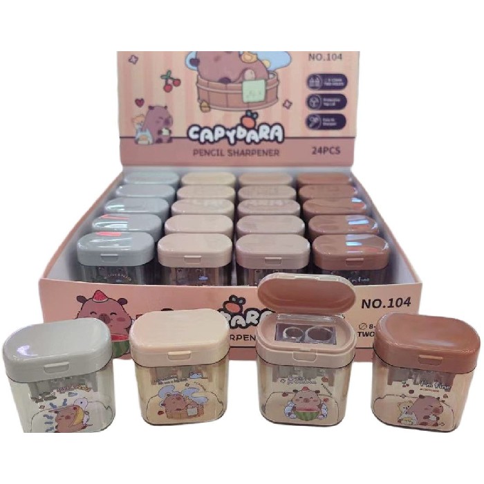 kids-and-stationery/stationery-desk-accessories-office-supplies/mumuso-capybara-pencil-sharpener-4-assorted