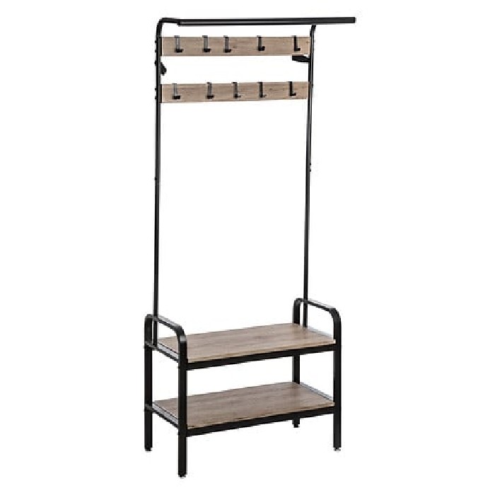 household-goods/coat-umbrella-racks/5five-jano-wardrobe-with-wooden-and-metal-frame-6-shelves-10-compartments