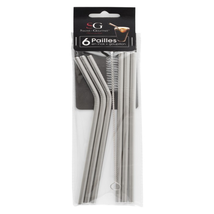 kitchenware/miscellaneous-kitchenware/5five-7pcs-set-stainless-steel-straws