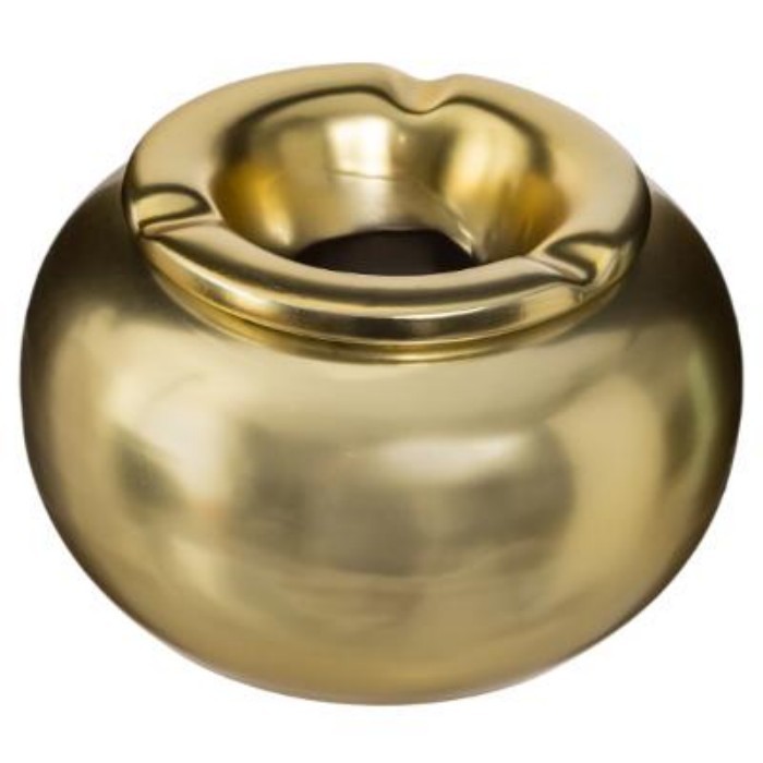 tableware/miscellaneous-tableware/atmosphera-ceramic-ashtray-gold-12cm-x-8cm