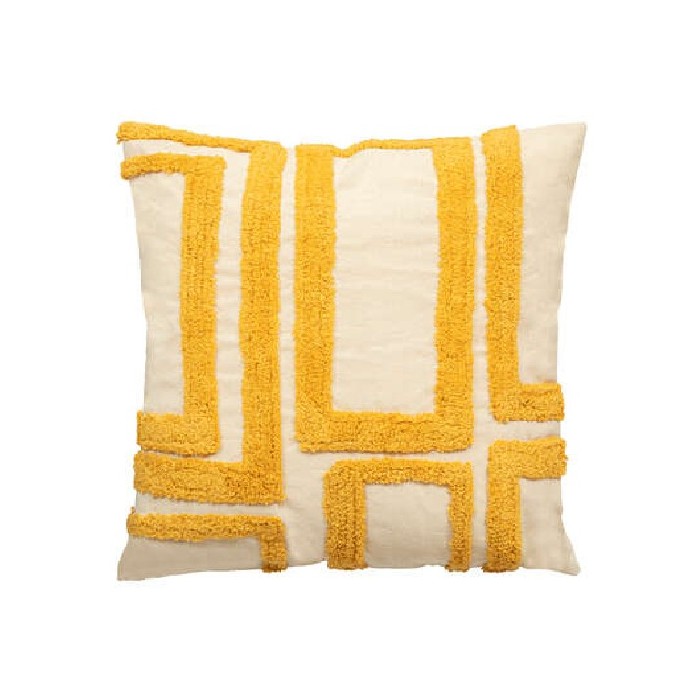 home-textiles/cushions-cushion-covers/atmosphera-cushion-cov-tuft-abst-ochre-40cm-x-40cm